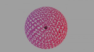 Coloured sphere division 1